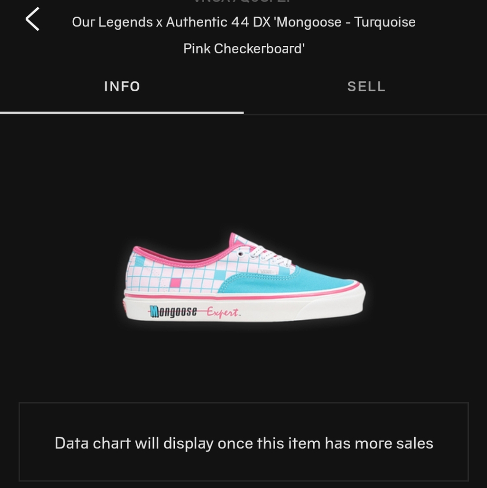 Vans Blue and Pink Gradient Sneakers